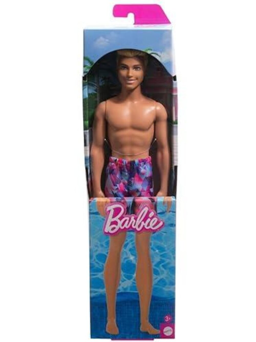 Barbie: Seadside Adventures - Sun-sational Fabric Ken Beach Doll by Mattel Coll